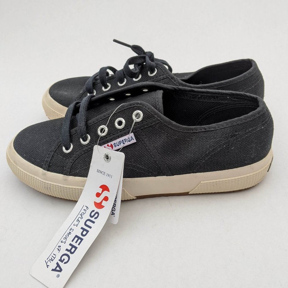 NWT Superga 2750 Cotu Classic black 7.5 EUR 38